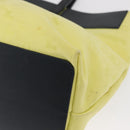 LOEWE Tote Bag Canvas Yellow Gold Auth bs32409-14