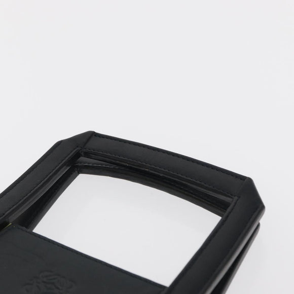 LOEWE Tote Bag Canvas Yellow Gold Auth bs32409