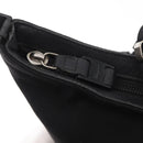 Salvatore Ferragamo Shoulder Bag Canvas Black Silver Auth bs32411-10