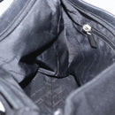 Salvatore Ferragamo Shoulder Bag Canvas Black Silver Auth bs32411-18