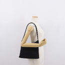 Salvatore Ferragamo Shoulder Bag Canvas Black Silver Auth bs32411-21