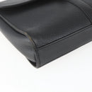 Burberrys Shoulder Bag Leather Black Gold Auth bs32413-14