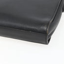 Burberrys Shoulder Bag Leather Black Gold Auth bs32413-15