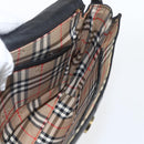 Burberrys Shoulder Bag Leather Black Gold Auth bs32413-17