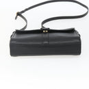 Burberrys Shoulder Bag Leather Black Gold Auth bs32413-5