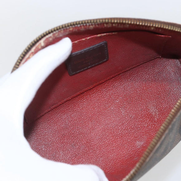 LOUIS VUITTON Damier Ebene Pochette Cosmetic PM Pouch N47516 LV Auth bs32422