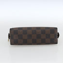 LOUIS VUITTON Damier Ebene Pochette Cosmetic PM Pouch N47516 LV Auth bs32422-6