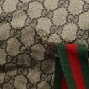 GUCCI Micro GG Supreme Web Sherry Line Bag PVC Beige 012 904 0282 Auth bs32426-15