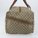 GUCCI Micro GG Supreme Web Sherry Line Bag PVC Beige 012 904 0282 Auth bs32426-4