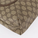 GUCCI GG Supreme Web Sherry Line Tote Bag PVC Beige 39 02 003 Auth bs32427-10