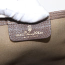 GUCCI GG Supreme Web Sherry Line Tote Bag PVC Beige 39 02 003 Auth bs32427-15
