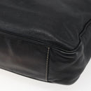 GUCCI Shoulder Bag Leather Black Silver 201451 Auth bs32431-12