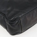 GUCCI Shoulder Bag Leather Black Silver 201451 Auth bs32431-13