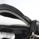 GUCCI Shoulder Bag Leather Black Silver 201451 Auth bs32431-15