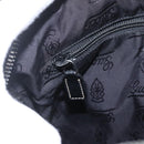 GUCCI Shoulder Bag Leather Black Silver 201451 Auth bs32431-18