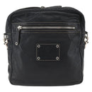 GUCCI Shoulder Bag Leather Black Silver 201451 Auth bs32431-2