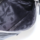 GUCCI Shoulder Bag Leather Black Silver 201451 Auth bs32431-23