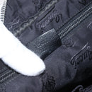 GUCCI Shoulder Bag Leather Black Silver 201451 Auth bs32431-24