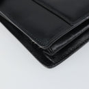 GUCCI Bamboo Hand Bag Leather 2way Black Gold 001 2058 1638 0 Auth bs32435-13