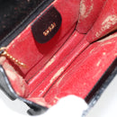 GUCCI Bamboo Hand Bag Leather 2way Black Gold 001 2058 1638 0 Auth bs32435-19
