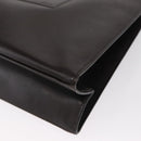 GUCCI Shoulder Bag Patent leather Brown Silver Auth bs32436-14