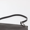 GUCCI Shoulder Bag Patent leather Brown Silver Auth bs32436-8