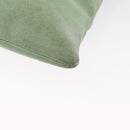 LOEWE Hand Bag Suede Green Silver Auth bs32439-16