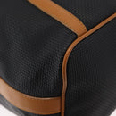 SAINT LAURENT Shoulder Bag Coated Canvas Black Gold Auth bs32440-15
