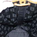 SAINT LAURENT Shoulder Bag Coated Canvas Black Gold Auth bs32440-20