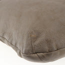 BURBERRY Shoulder Bag Leather Brown Silver Auth bs32445-16