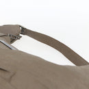 BURBERRY Shoulder Bag Leather Brown Silver Auth bs32445-8