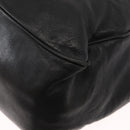 LOEWE Shoulder Bag Leather Black Gold Auth bs32447-16