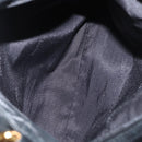LOEWE Shoulder Bag Leather Black Gold Auth bs32447-11