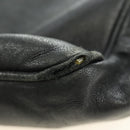LOEWE Shoulder Bag Leather Black Gold Auth bs32447-22