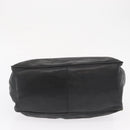 LOEWE Shoulder Bag Leather Black Gold Auth bs32447-5