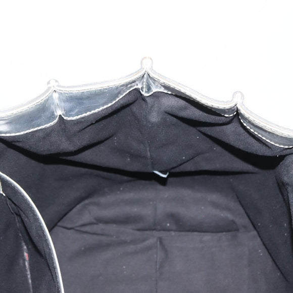 Chloe Tote Bag Leather Silver Auth bs32448