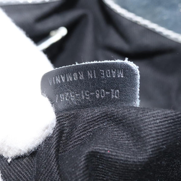 Chloe Tote Bag Leather Silver Auth bs32448