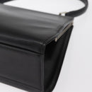 VALENTINO Hand Bag Leather Black Gold Auth bs32449-16