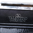 VALENTINO Hand Bag Leather Black Gold Auth bs32449-17