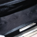 VALENTINO Hand Bag Leather Black Gold Auth bs32449-12
