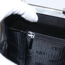 VALENTINO Hand Bag Leather Black Gold Auth bs32449-20