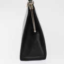 VALENTINO Hand Bag Leather Black Gold Auth bs32449-3