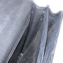SAINT LAURENT Business Bag Leather Black Silver Auth bs32456-18