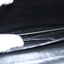 SAINT LAURENT Business Bag Leather Black Silver Auth bs32456-20