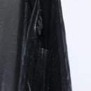 SAINT LAURENT Business Bag Leather Black Silver Auth bs32456-22