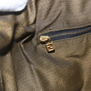 FENDI Zucca Canvas Hand Bag Black Brown Auth bs32457-18