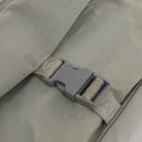 CHANEL Shoulder Bag Nylon Gray Silver CC Auth bs32460-18