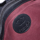 CHANEL Matelasse Schoudertas Nylon Zwart Zilver CC Auth bs32463-18