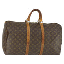 LOUIS VUITTON Monogram Keepall 50 Boston Bag M41426 LV Auth bs32470-1