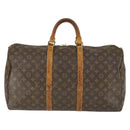 LOUIS VUITTON Monogram Keepall 50 Boston Bag M41426 LV Auth bs32470-13